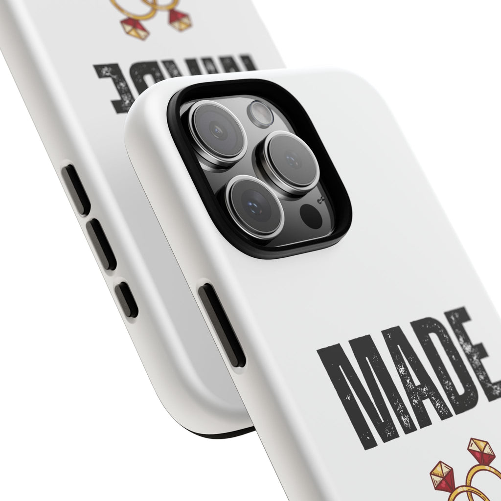 Phone Case — “Made of Honor” Bridal Wedding Ring Design