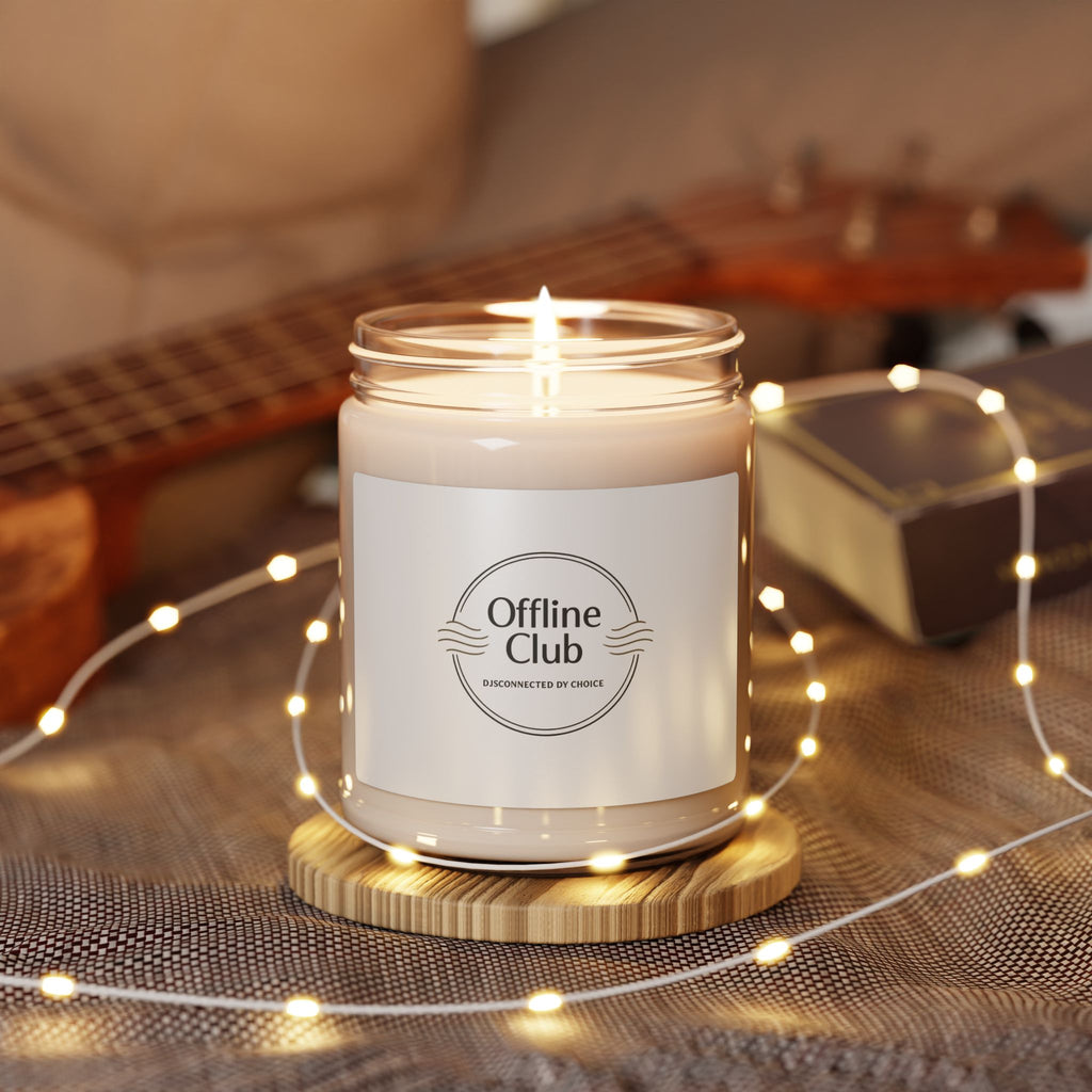 Offline Club Badge Soy Candle | Digital Detox, Log Off, No Notifications