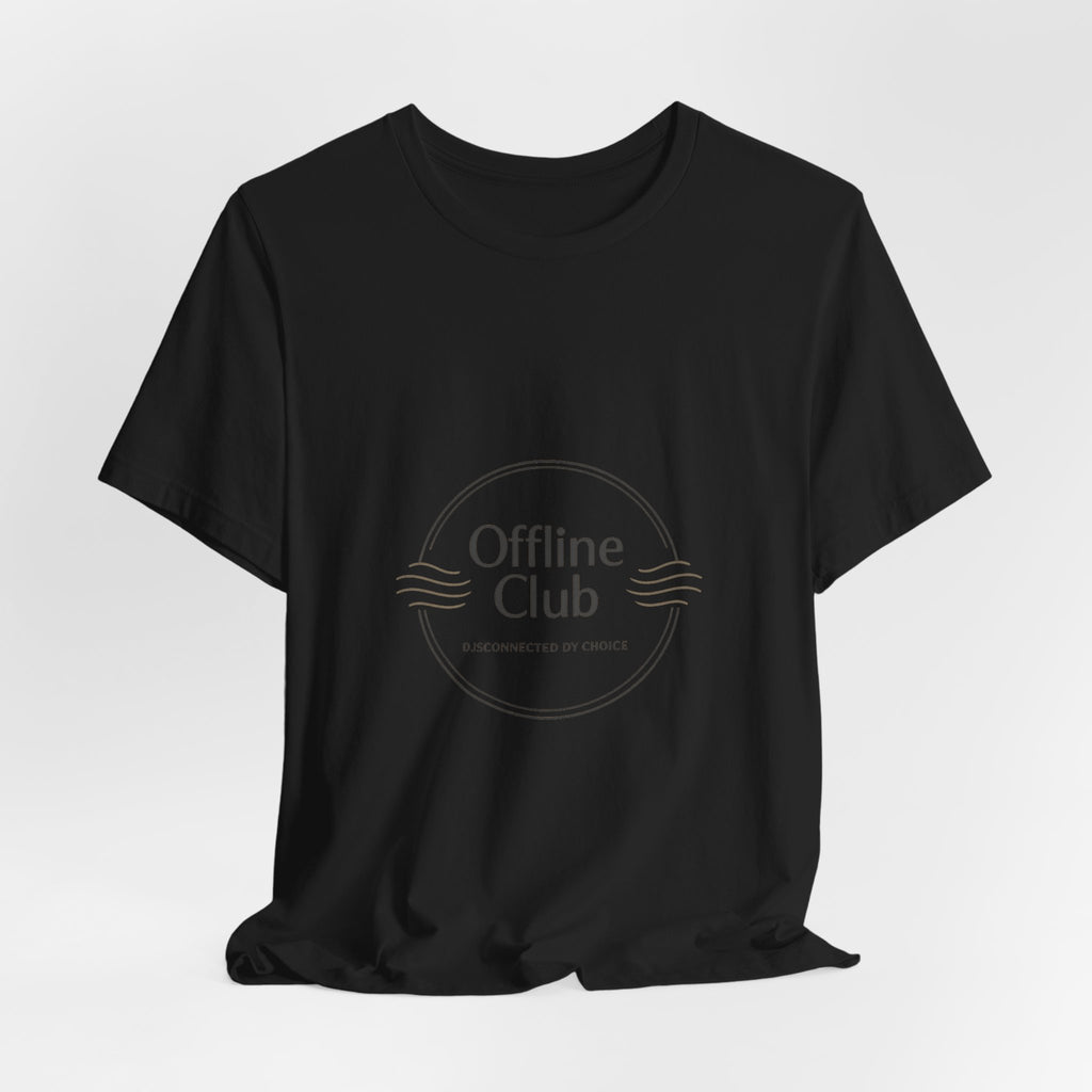 Offline Club Badge Tee | digital detox, log off
