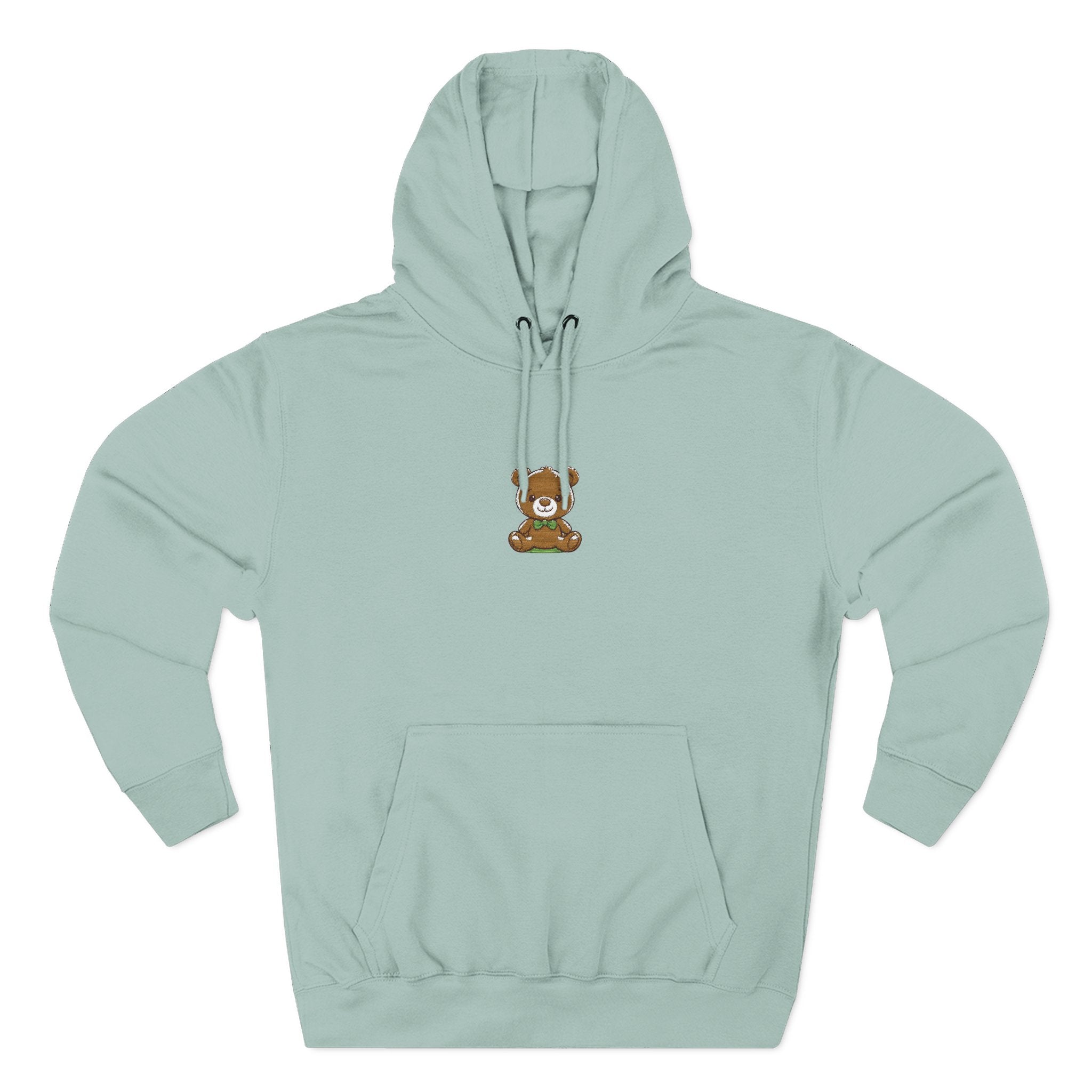 Happy Teddy Embroidered Hoodie