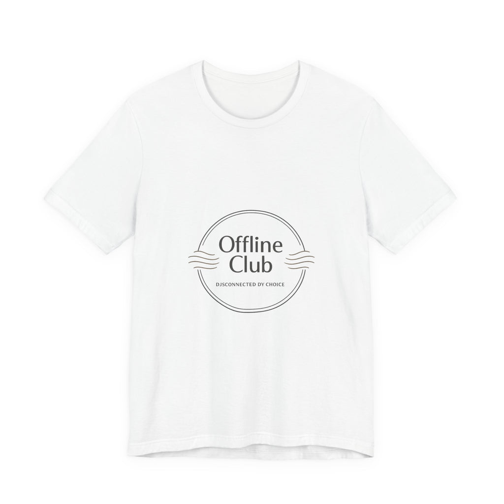 Offline Club Badge Tee | digital detox, log off