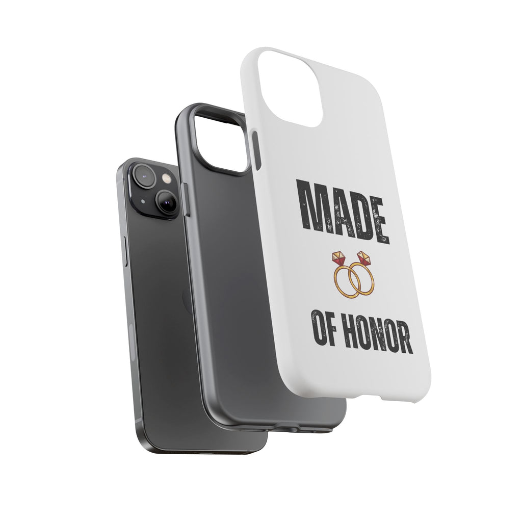 Phone Case — “Made of Honor” Bridal Wedding Ring Design