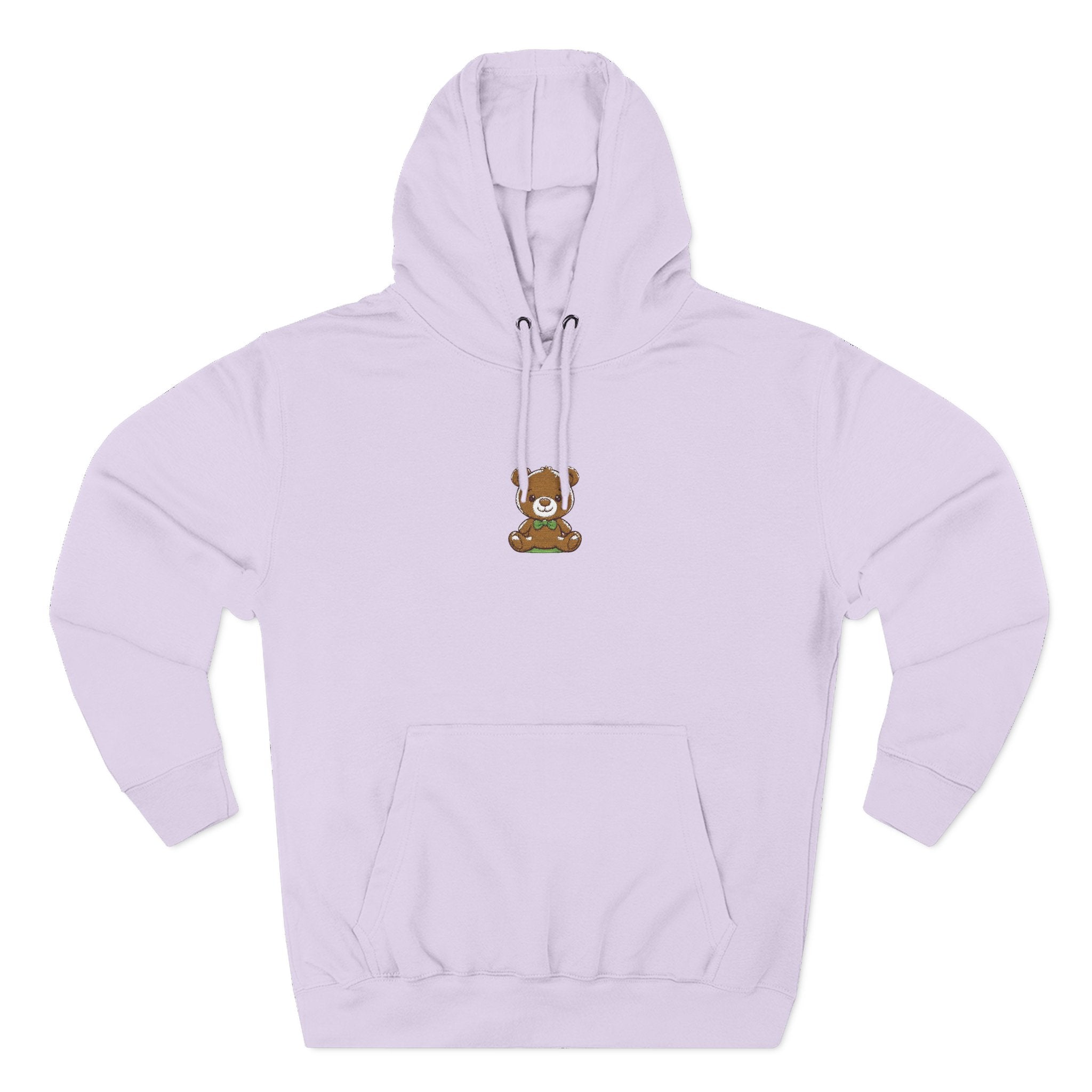 Happy Teddy Embroidered Hoodie