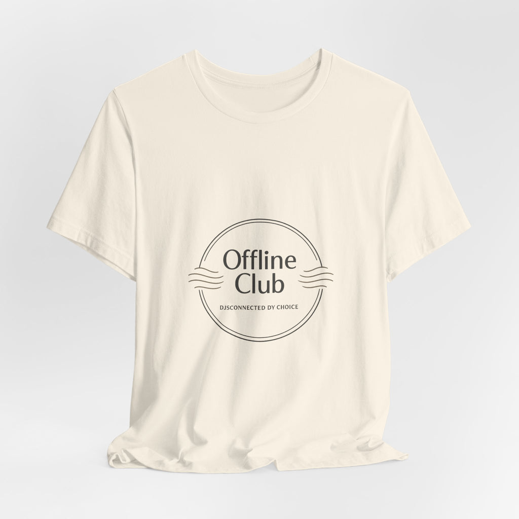 Offline Club Badge Tee | digital detox, log off