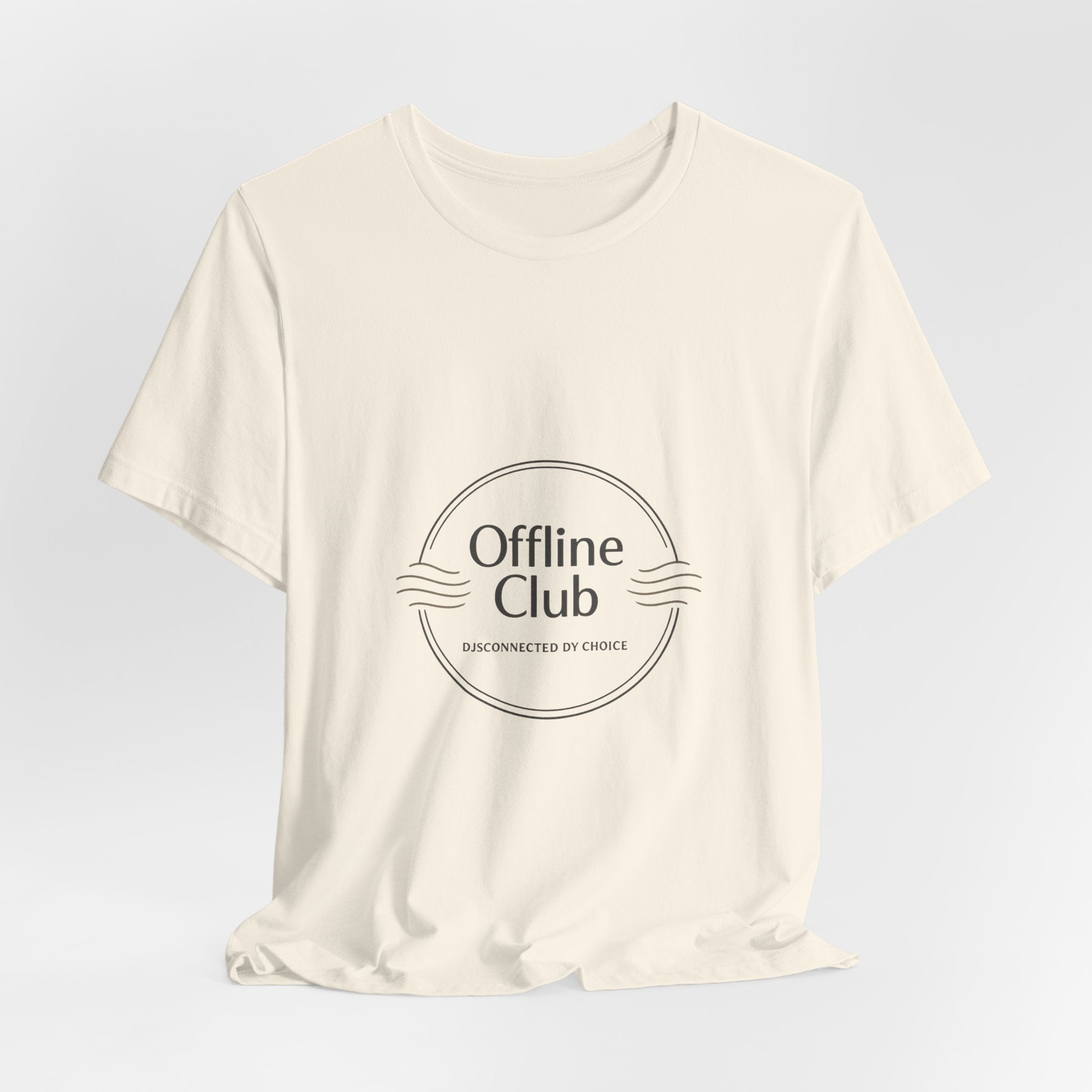 Offline Club Badge Tee | digital detox, log off