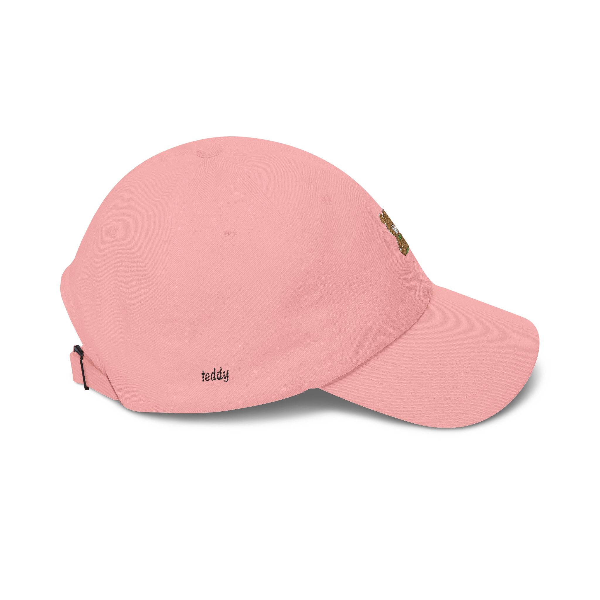Happy Teddy Dad Cap — Cute Embroidered Bear Baseball Hat