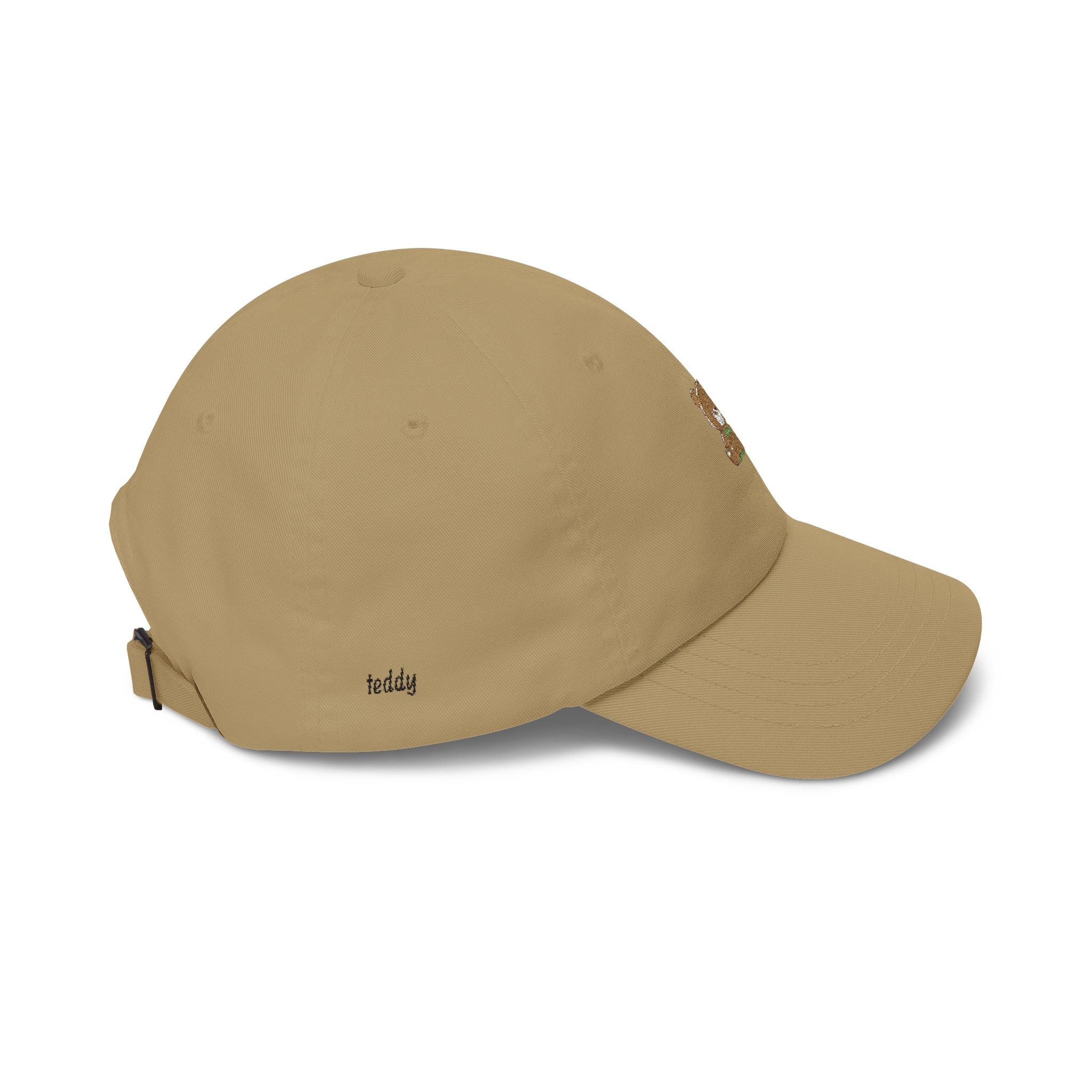 Happy Teddy Dad Cap — Cute Embroidered Bear Baseball Hat