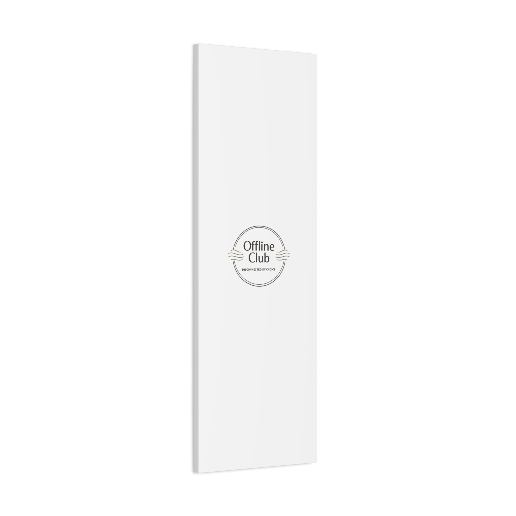 Offline Club Badge Canvas, Digital Detox emblem, log off, no notifications