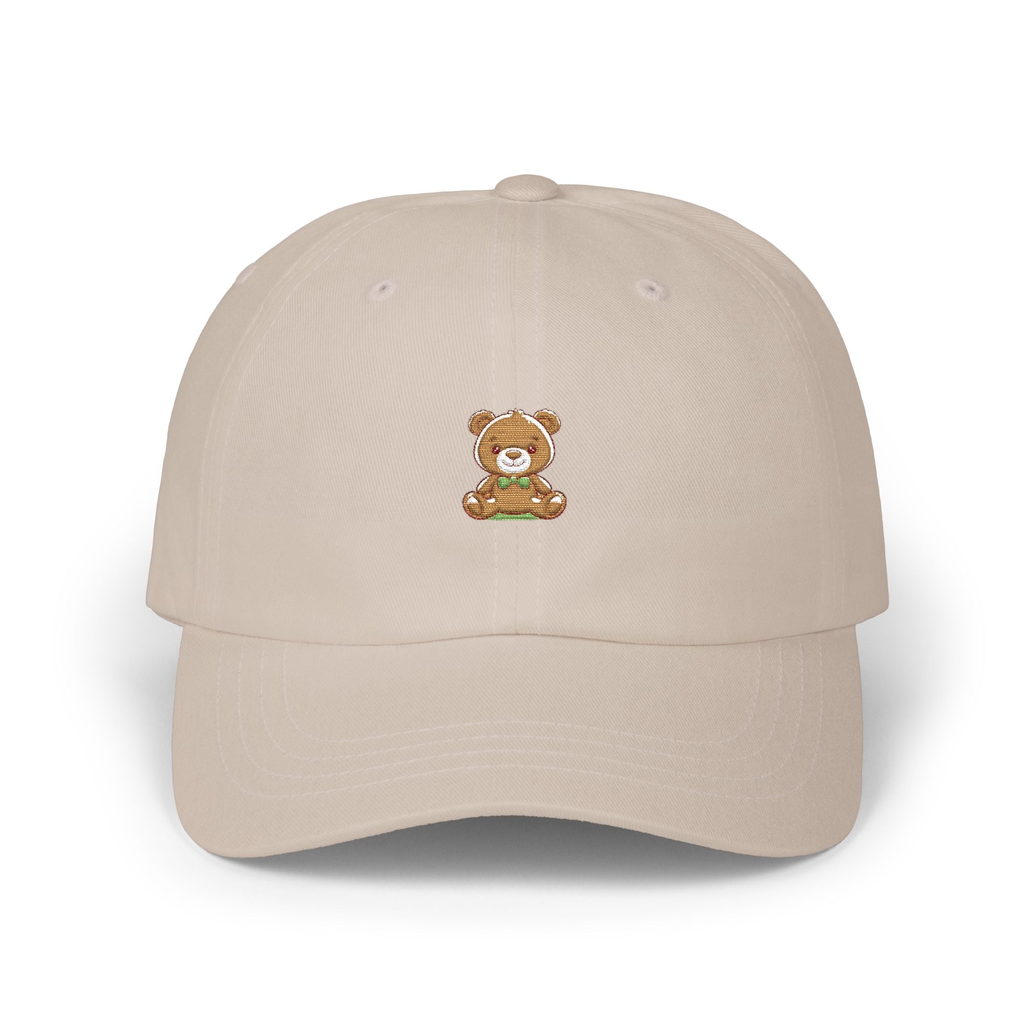 Happy Teddy Dad Cap — Cute Embroidered Bear Baseball Hat