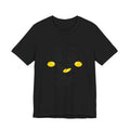 Joy Mood Face T-Shirt | kawaii minimal emoji cartoon, thick outline